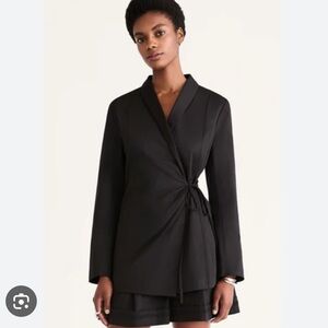 Merlette Vanda Wrap Cotton -twill Jacket